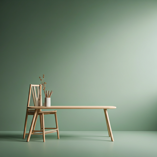 Minimalist tranquil studio space